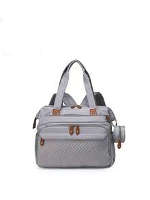 Portable Handbag Backpack Diaper Bag, Large Capacity Mommy Bag For Outdoor Use