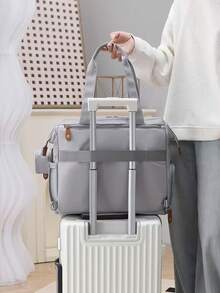 Portable Handbag Backpack Diaper Bag, Large Capacity Mommy Bag For Outdoor Use