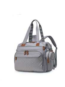 Portable Handbag Backpack Diaper Bag, Large Capacity Mommy Bag For Outdoor Use