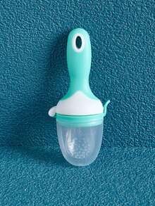 1pc Baby Fruit & Vegetable Teether, Cute Design Baby Food Feeder, Silicone Teething Stick, Anti-Bite Silicone Pacifier Holder
