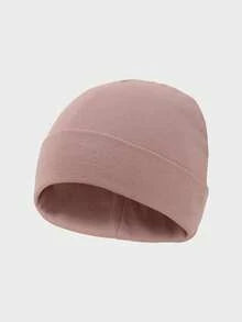 6pcs/Set 0-3M Newborn Cute Solid Color Knit Hat Set, Suitable For Autumn/Winter Daily Wear, Baby Beanie