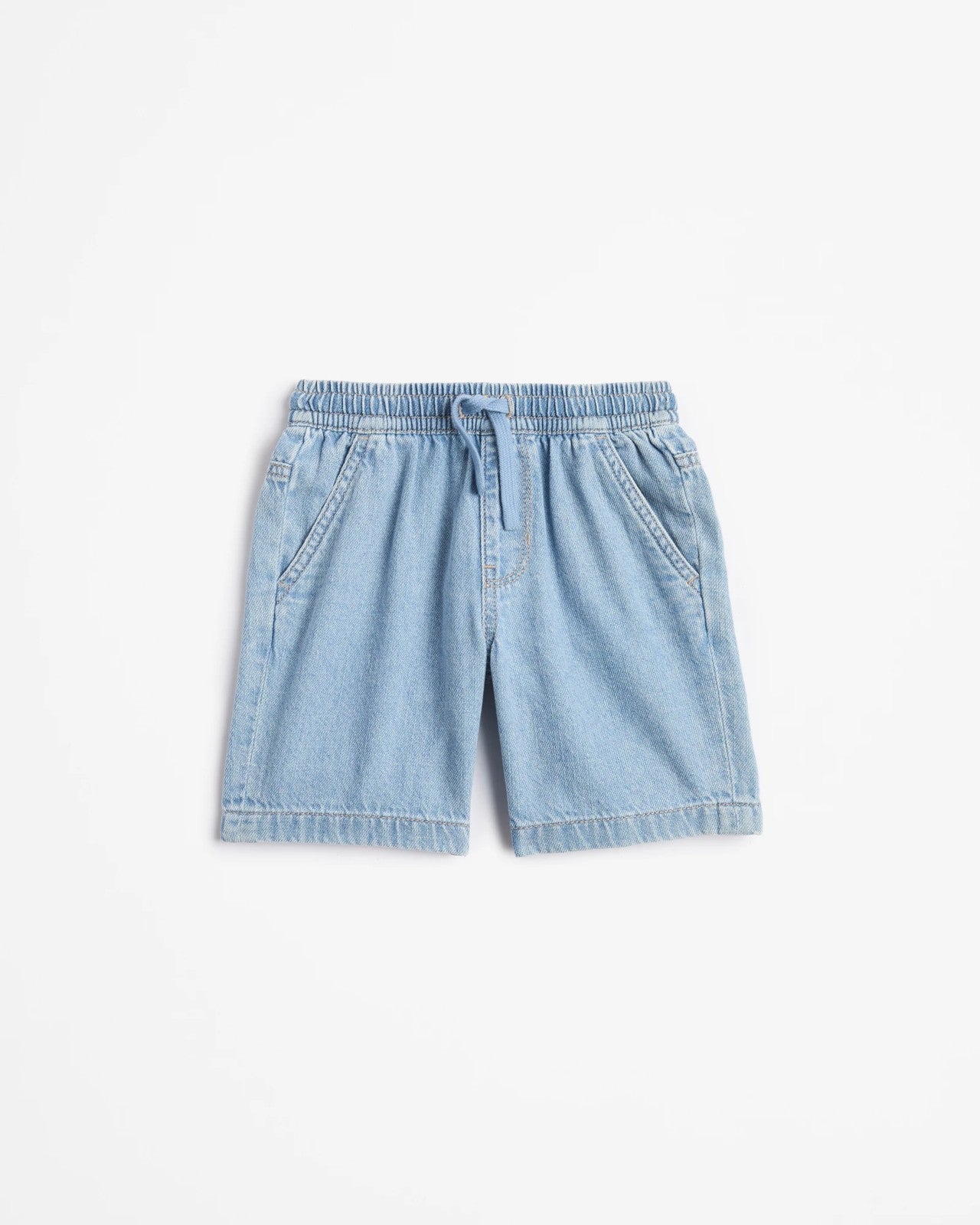 Denim Pull On Volley Shorts
