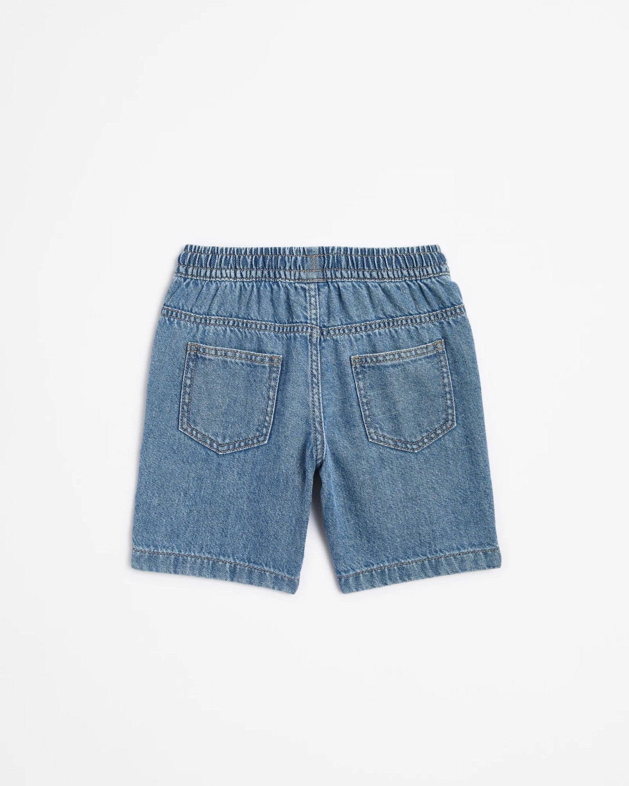 Denim Pull On Volley Shorts