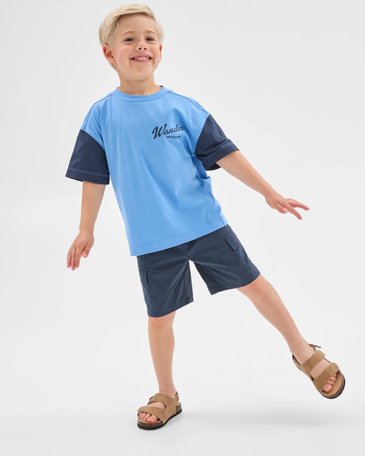 Australian Cotton and Nylon Blend Oversized T-shirt
