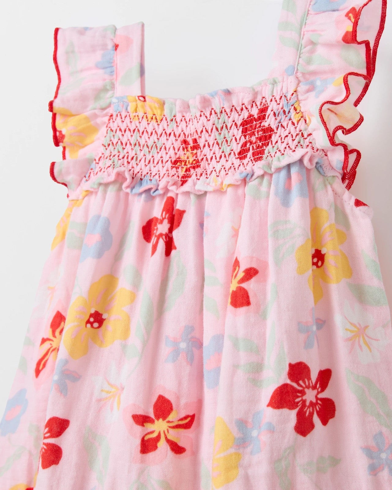 Baby Shirred Frill Layer Dress
