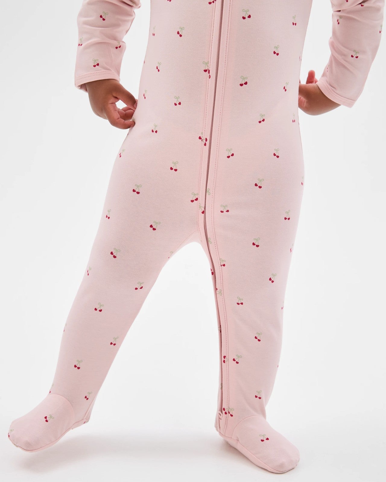 Baby Organic Cotton Print Zip Coverall
