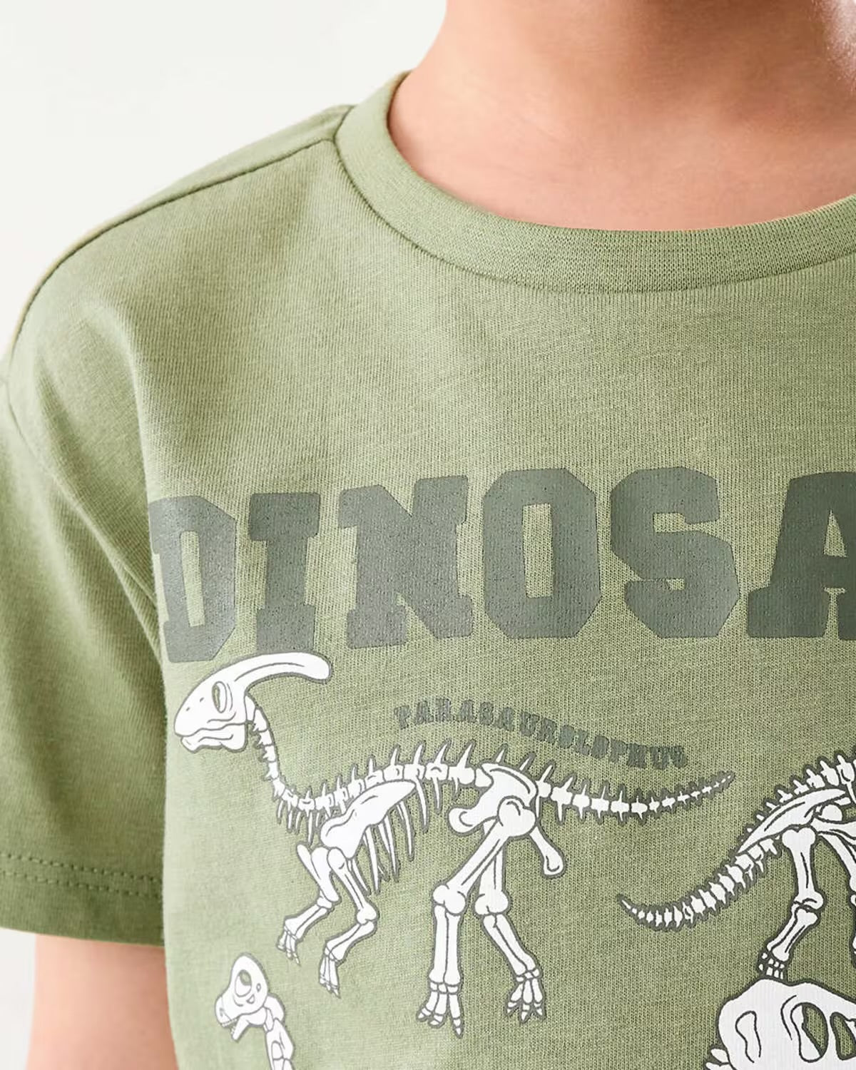 Chest Print T-shirt -(size 2-3Y)