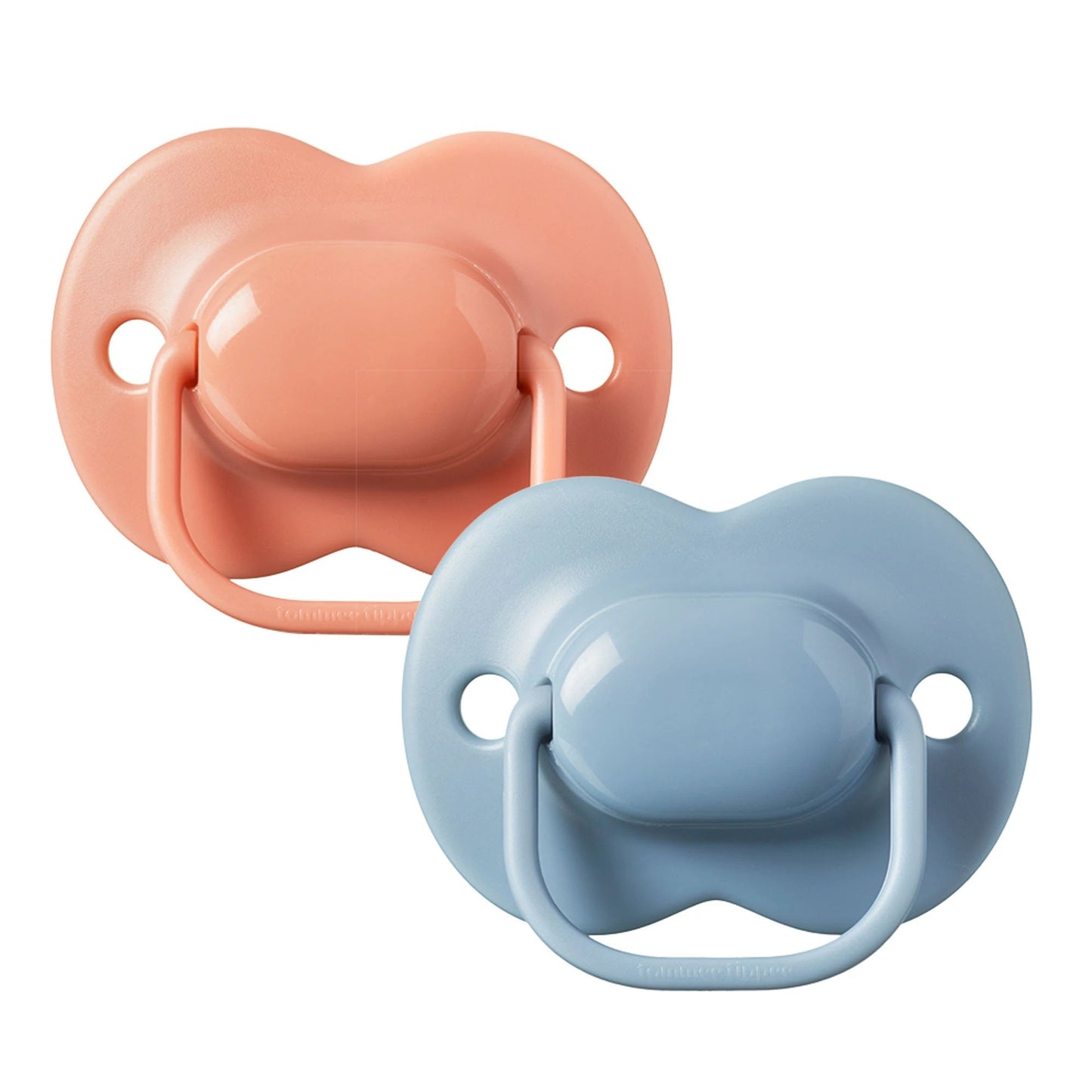 2 Pack Tommee Tippee Natural Latex Cherry Soothers - Pink and Blue