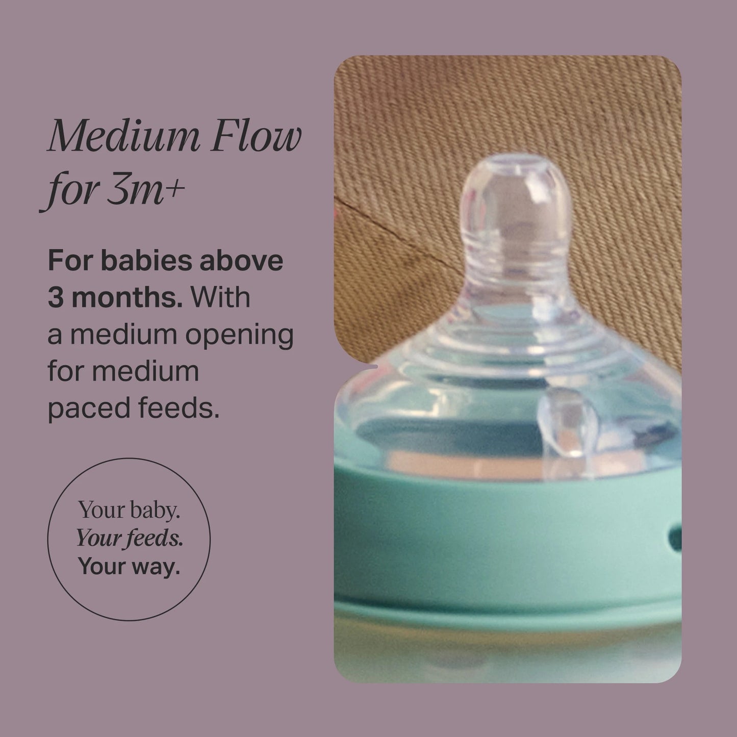 2 Pack Tommee Tippee Natural Start Medium Flow Teats