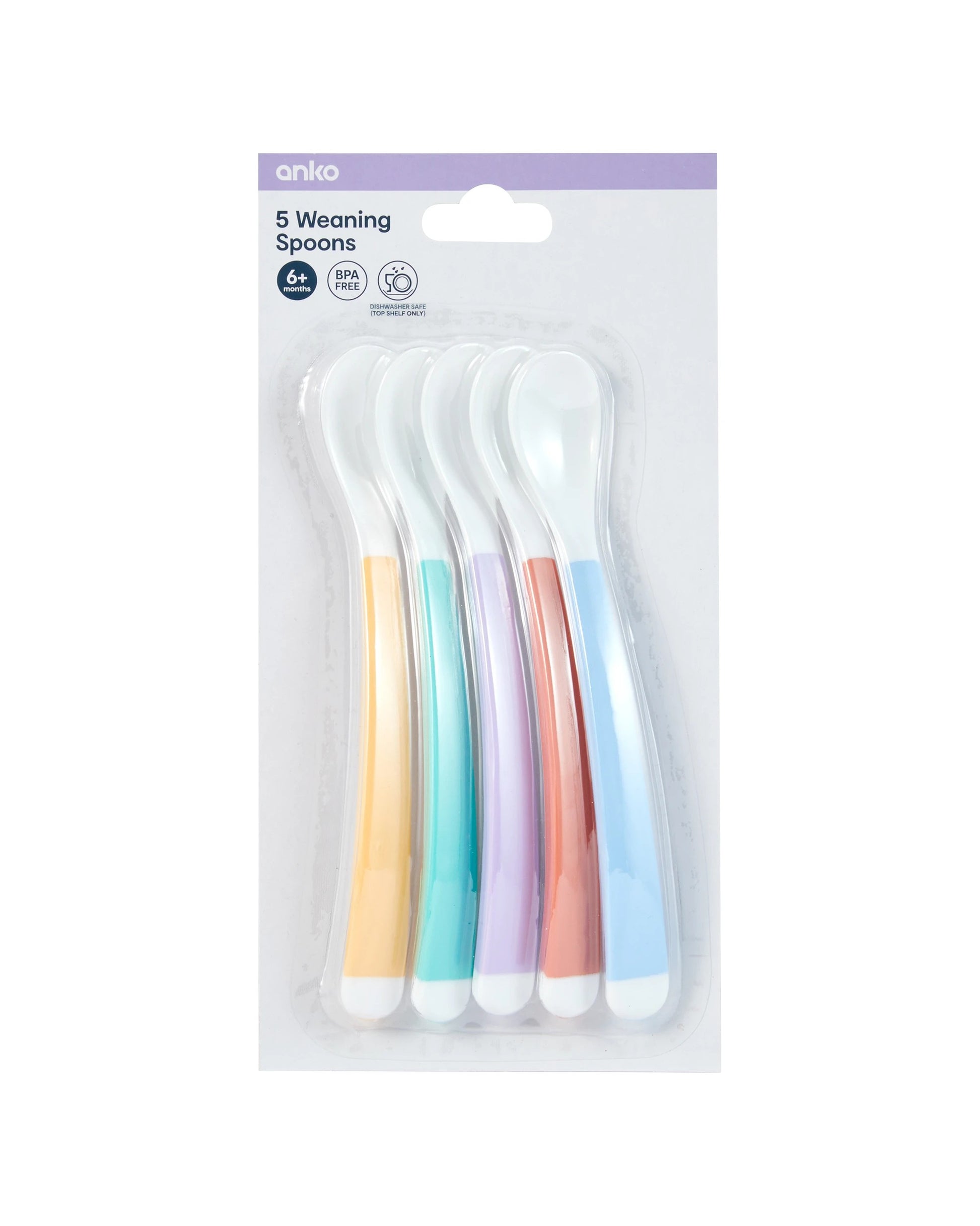5 Pack Weaning Spoons