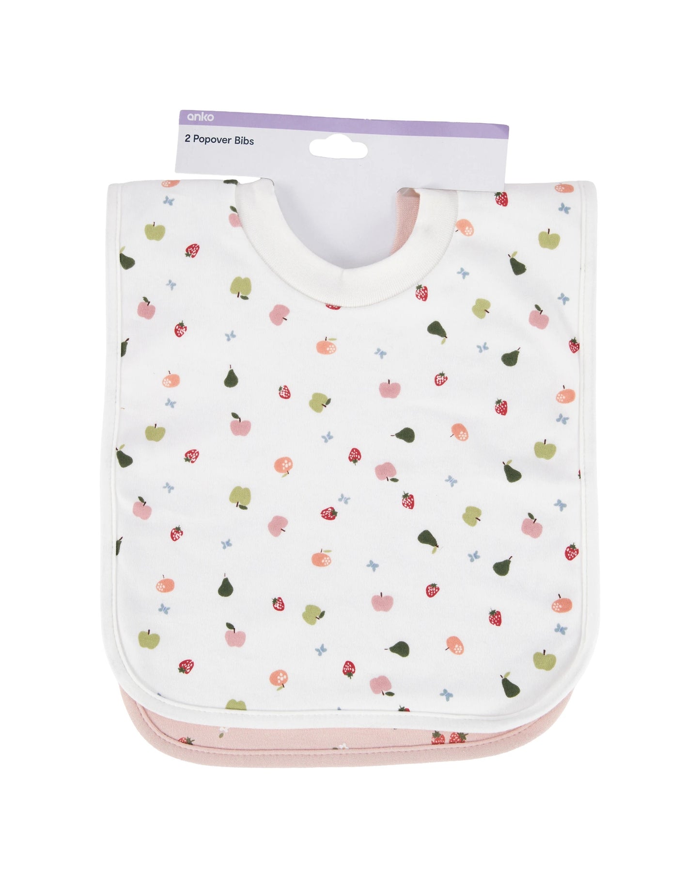 2 Pack Popover Bibs - Fruits