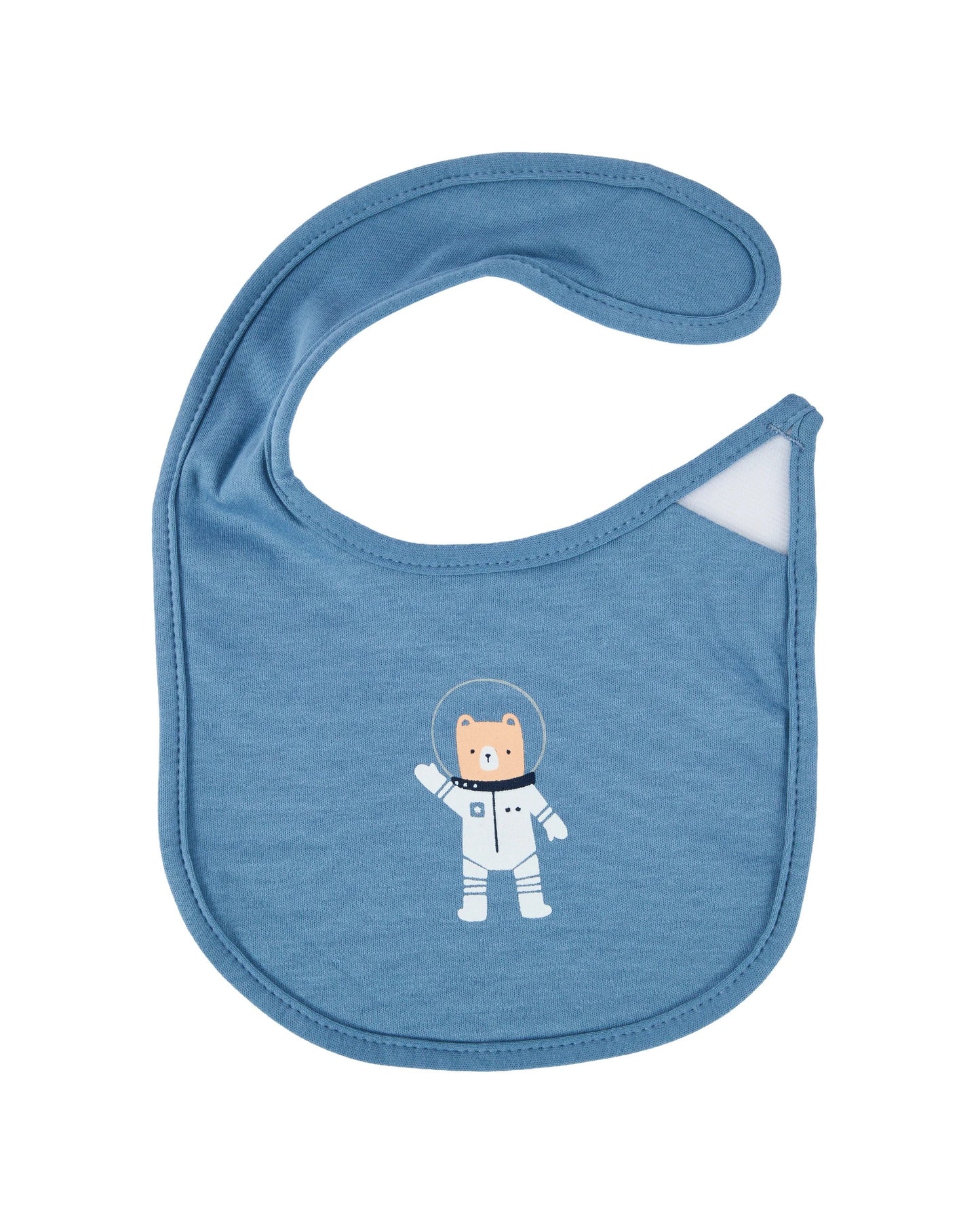 3 Pack Organic Cotton Bibs - Space