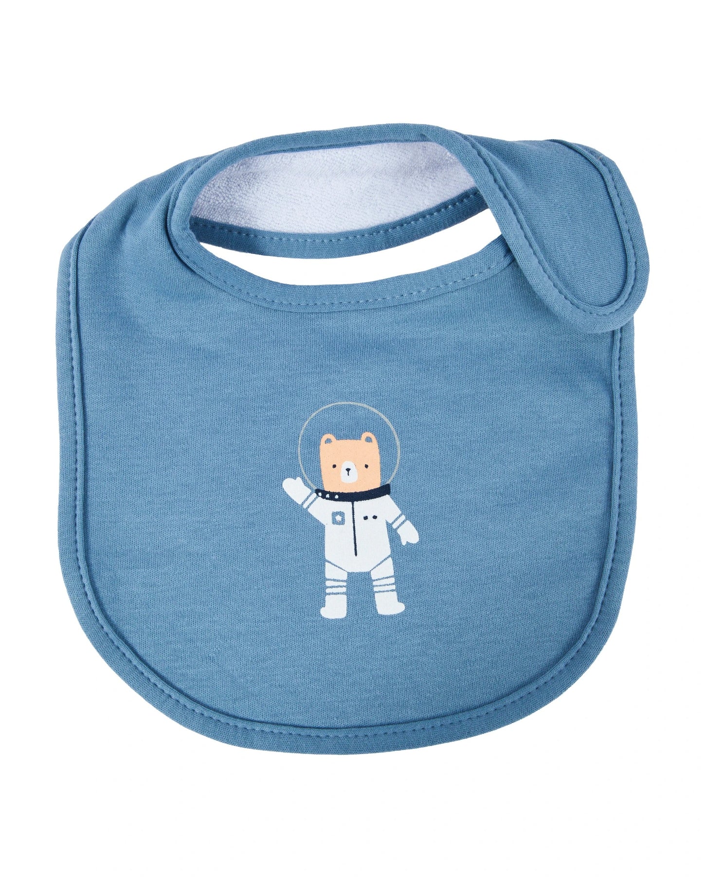 3 Pack Organic Cotton Bibs - Space