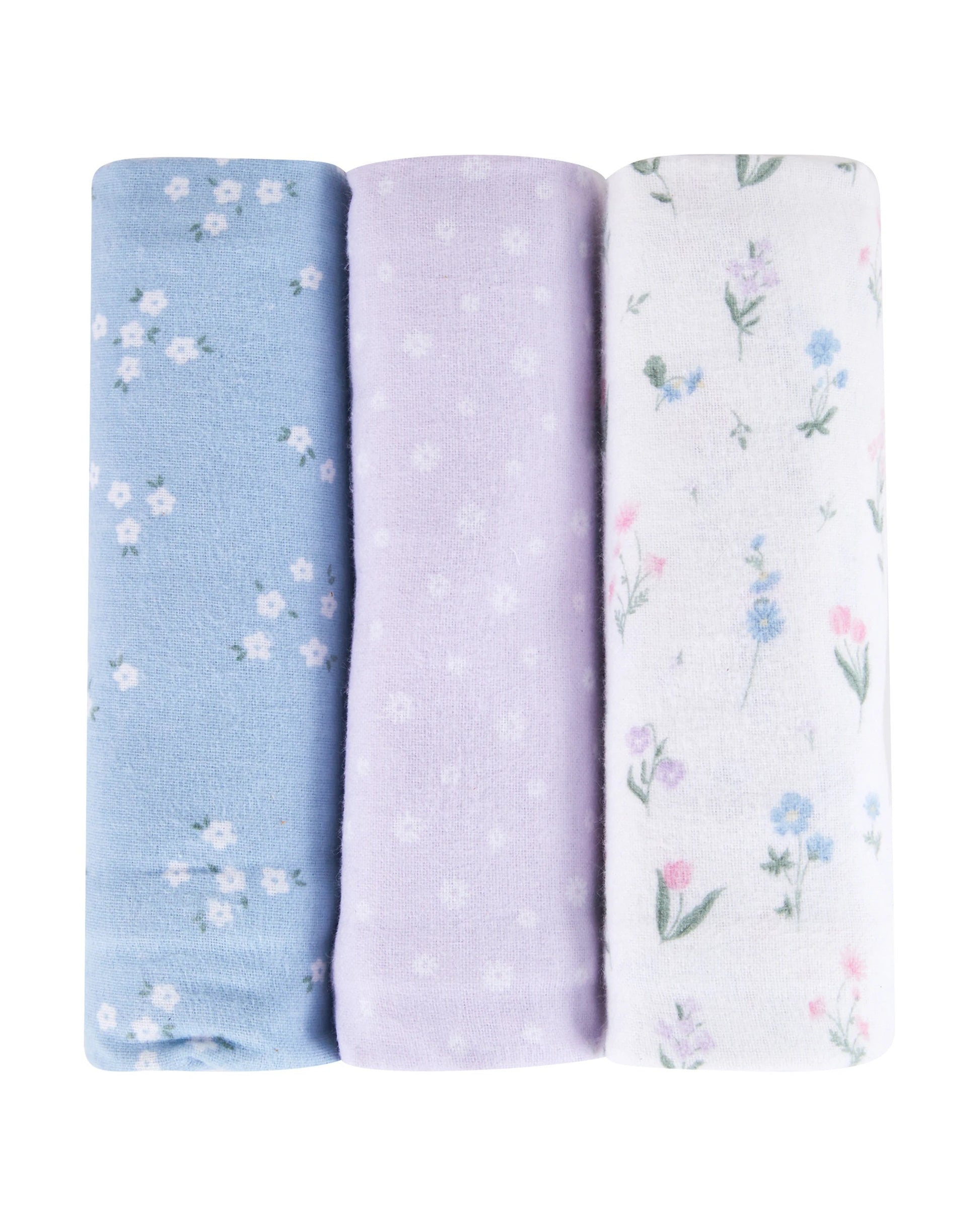 3 Pack Cotton Flannelette Wraps