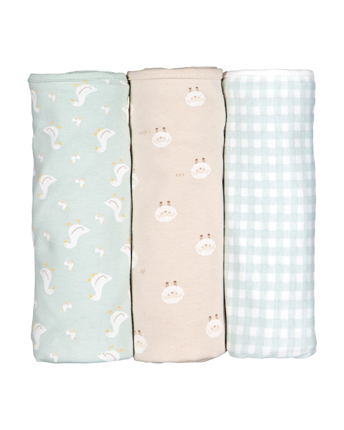 3 Pack Cotton Jersey Wraps
