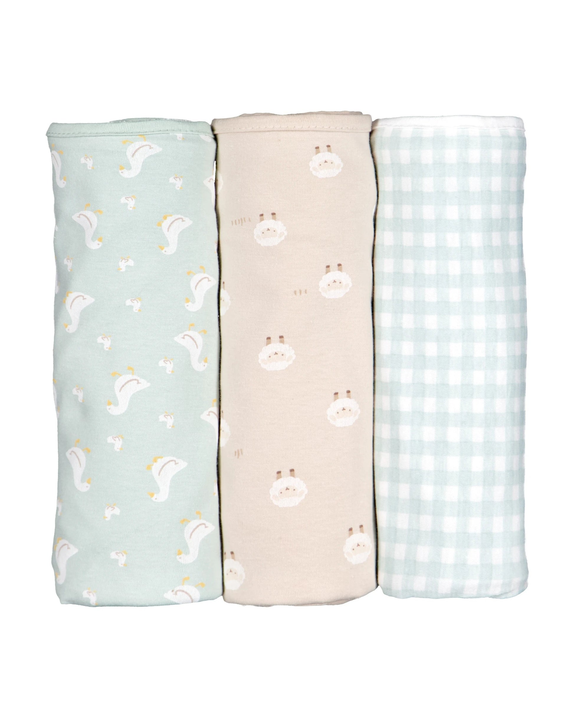 3 Pack Cotton Jersey Wraps
