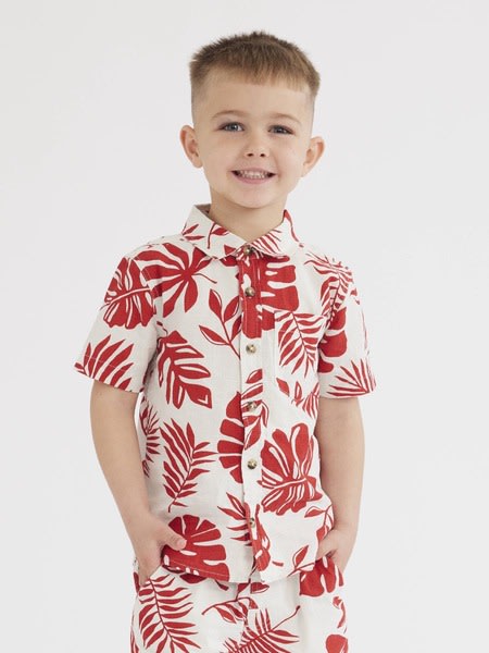 Toddler Boys Palm-Mas Shirt