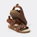 Dymples Baby Double Buckle Sandals - Brown