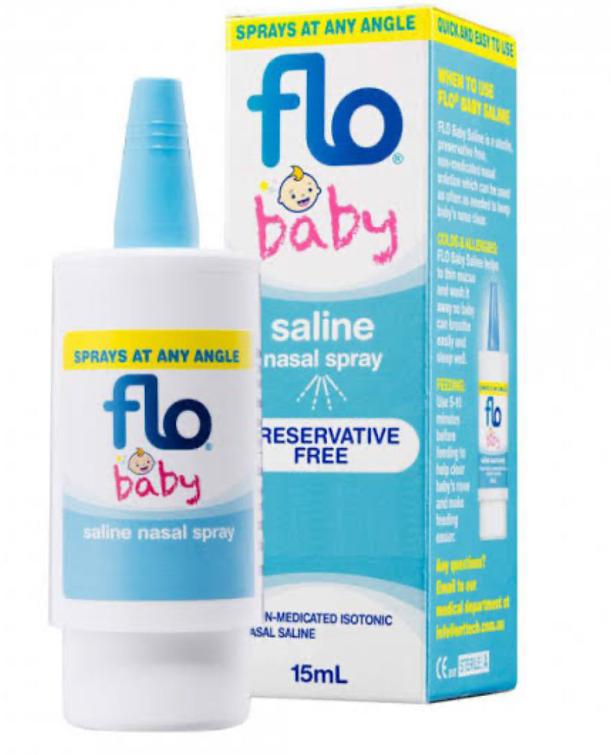 FLO Baby Saline Nasal Spray 15ml