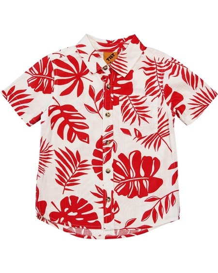 Toddler Boys Palm-Mas Shirt