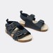 Dymples Baby Double Buckle Sandals - Navy