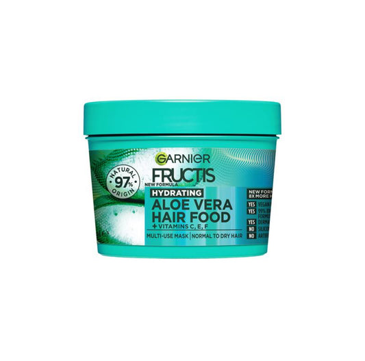 Garnier Fructis Hairfood 390ml Hydrating Aloe Vera 3-in-1 Mask Treatment