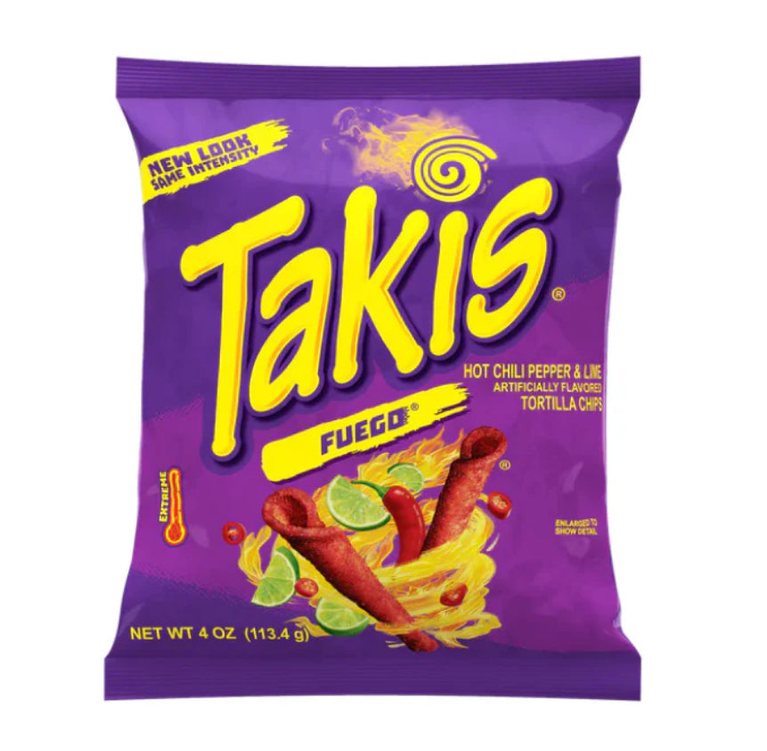 Takis Fuego Hot Chilli Pepper & Lime Tortilla 92