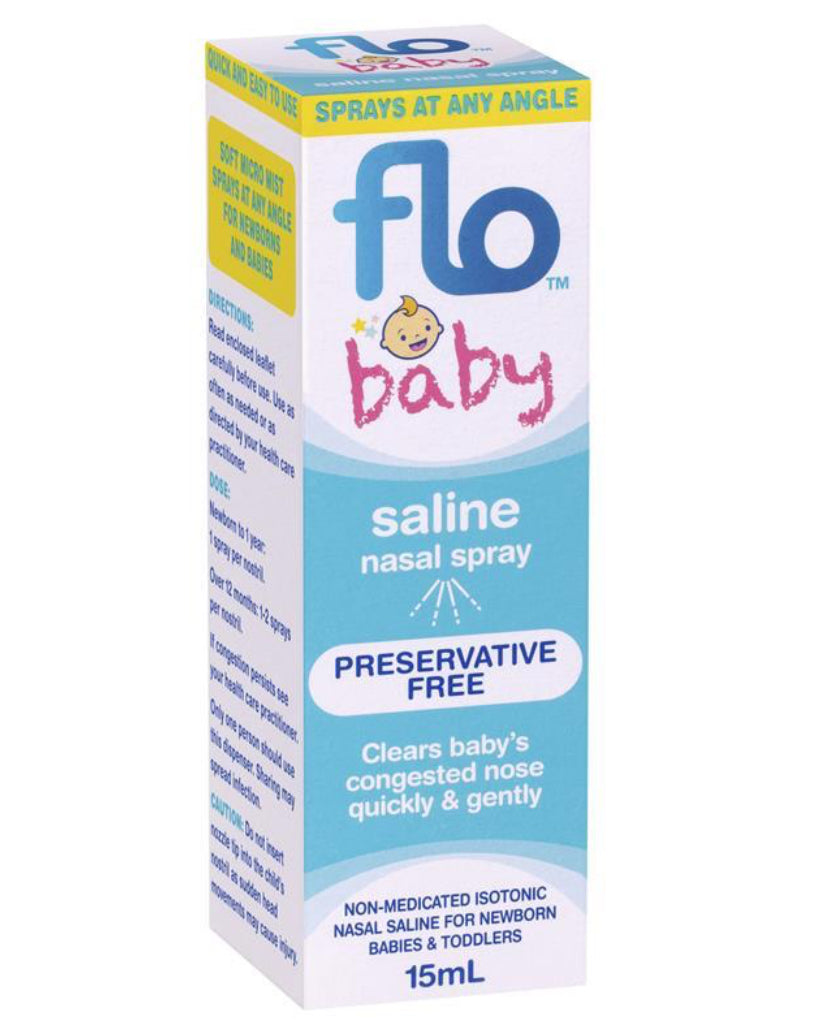 FLO Baby Saline Nasal Spray 15ml