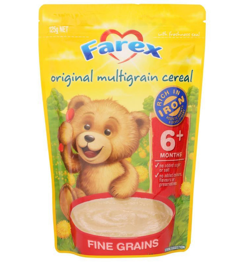 Farex Original multigrain cereal 6m+ 125g