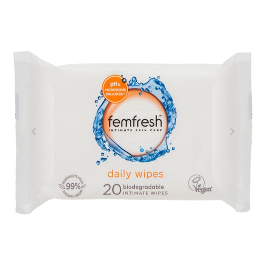 Femfresh Cleansing Wipes 20 Pack