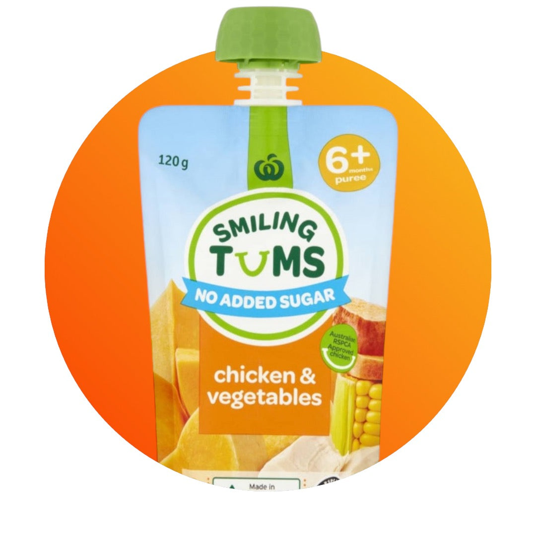 Smiling Tums 6 Months+ Chicken & Vegetables 120g