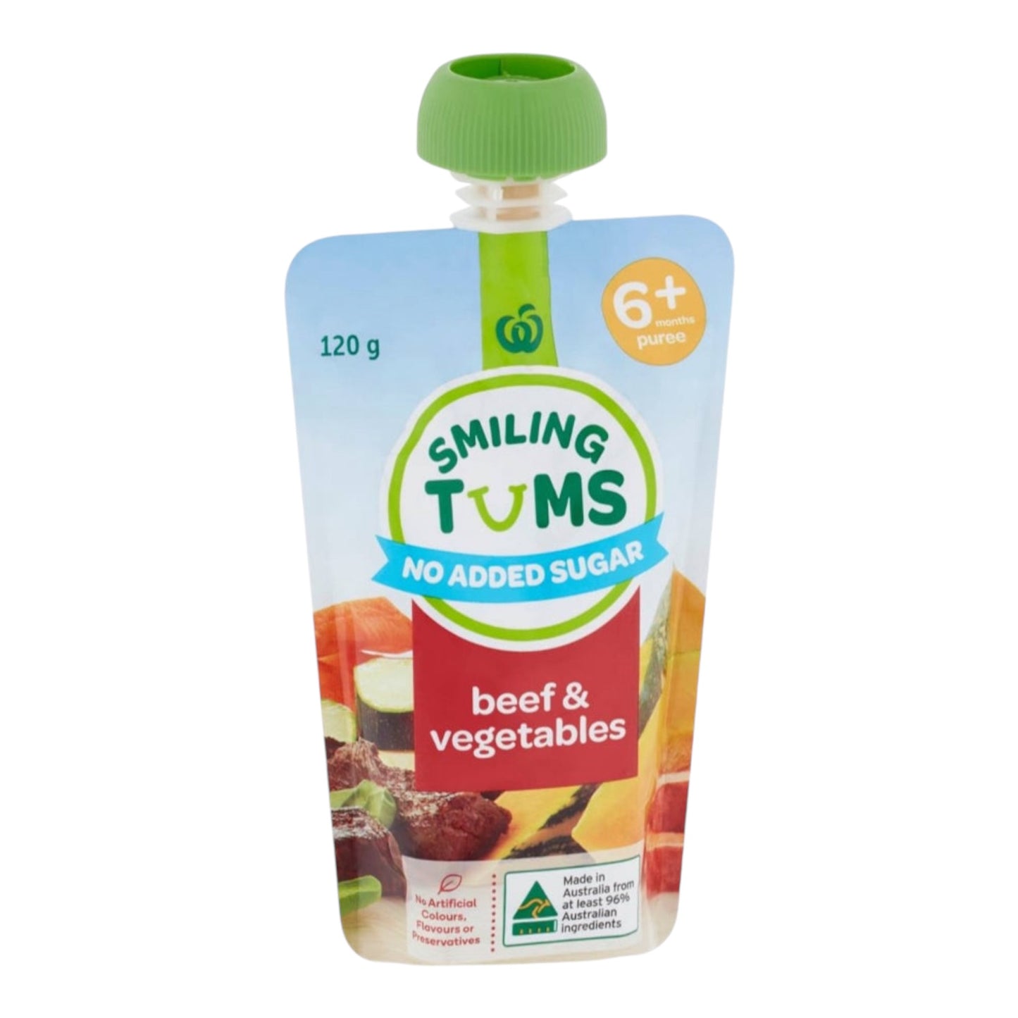 Smiling Tums 6 Months+ Beef & Vegetables 120g