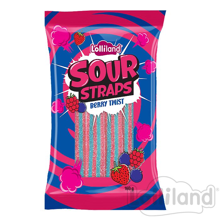 Sour Straps Berry Twist 160G