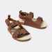 Dymples Baby Double Buckle Sandals - Brown