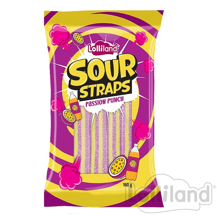 Sour Straps Passion Punch 160G