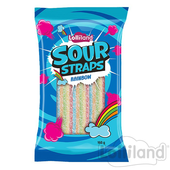 Sour Straps Rainbow 160G