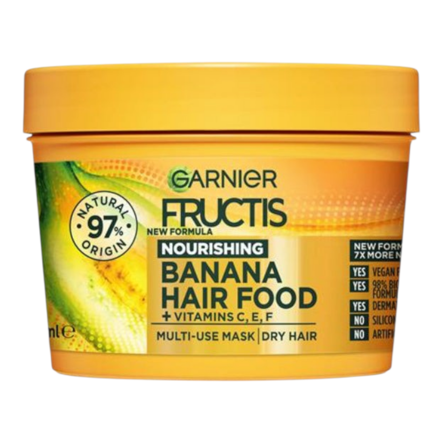 Garnier Fructis Hairfood 390ml Nourishing Banana 3-in-1 Mask Treatment For Dry Hair