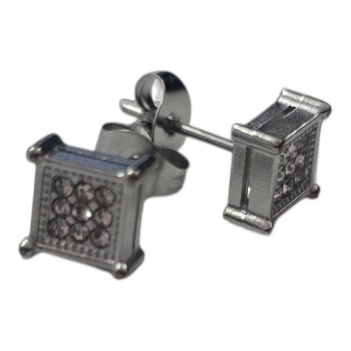 square stud earrings