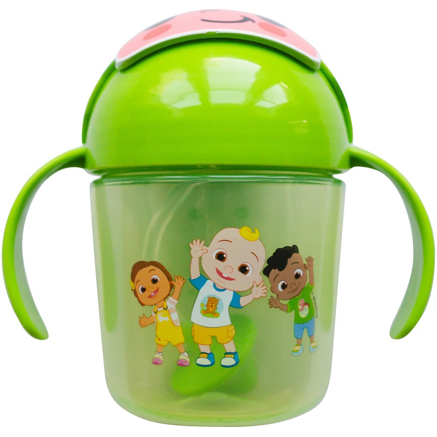 CoComelon Flip Top Weighted Straw Trainer Cup