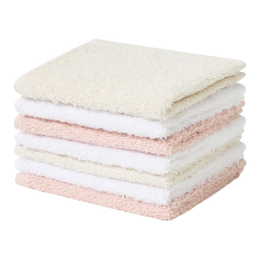 Dymples Cotton Face Washer 7 Pack - Pinks/Lilac