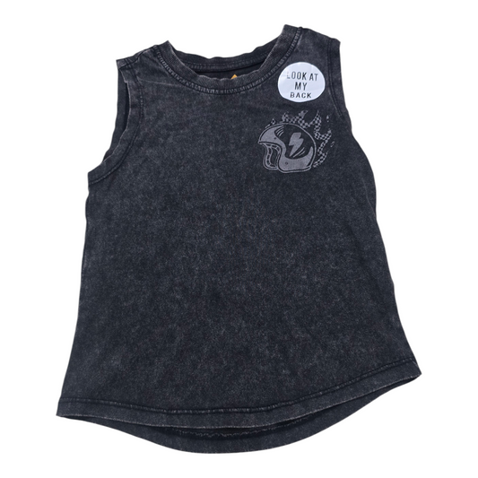 Tank top with back print