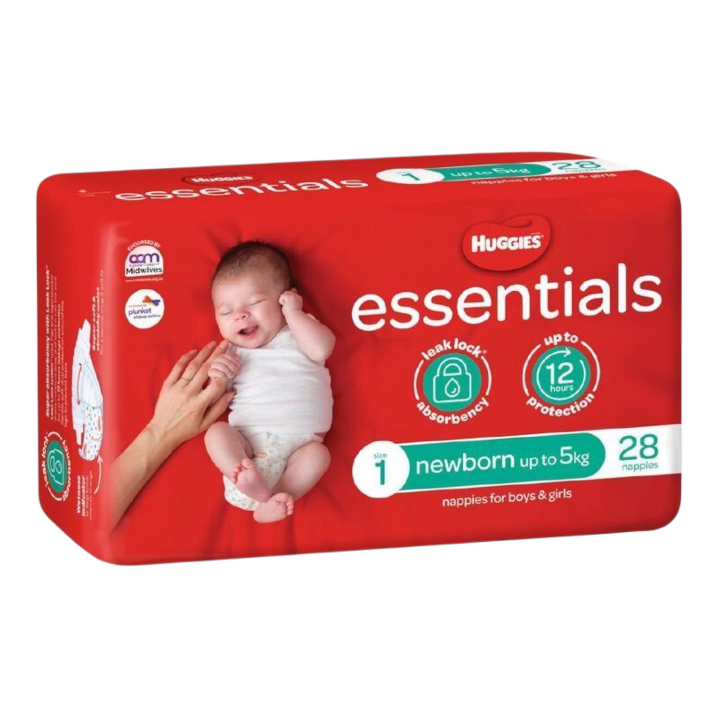 Huggies Essentials Size 1 Newborn - 28 Pack