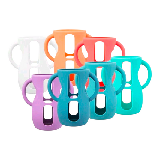 1pc Baby Bottle Protector Stand, Suitable For Silicone Bottle Cover, Anti-Drop Bottle Sleeve, Baby Bottle Accessories