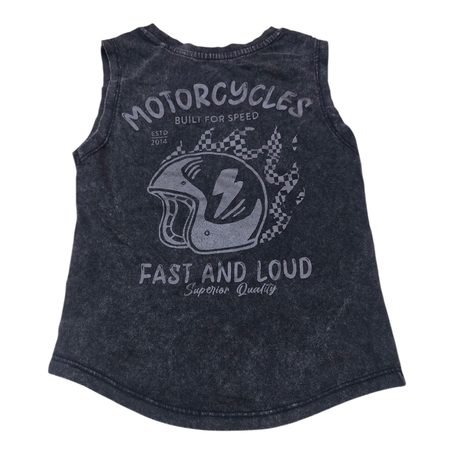 Tank top with back print