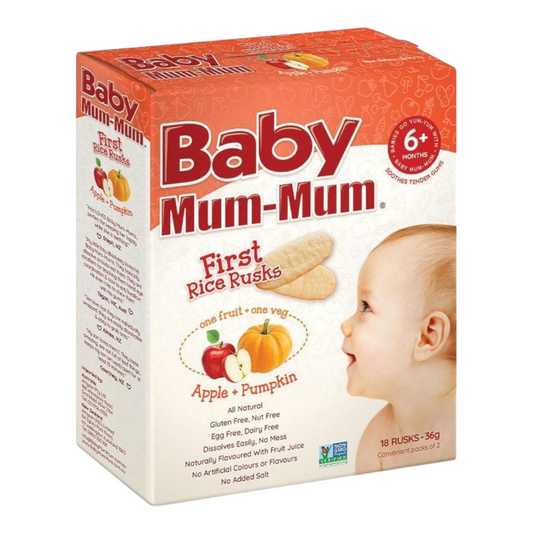 Baby Mum-Mum First Rice Rusks Apple & Pumpkin 36G