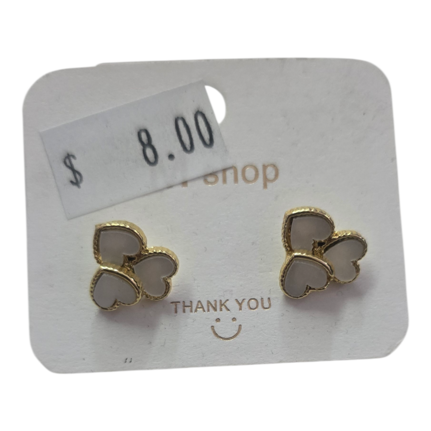 triple-heart flower Earrings