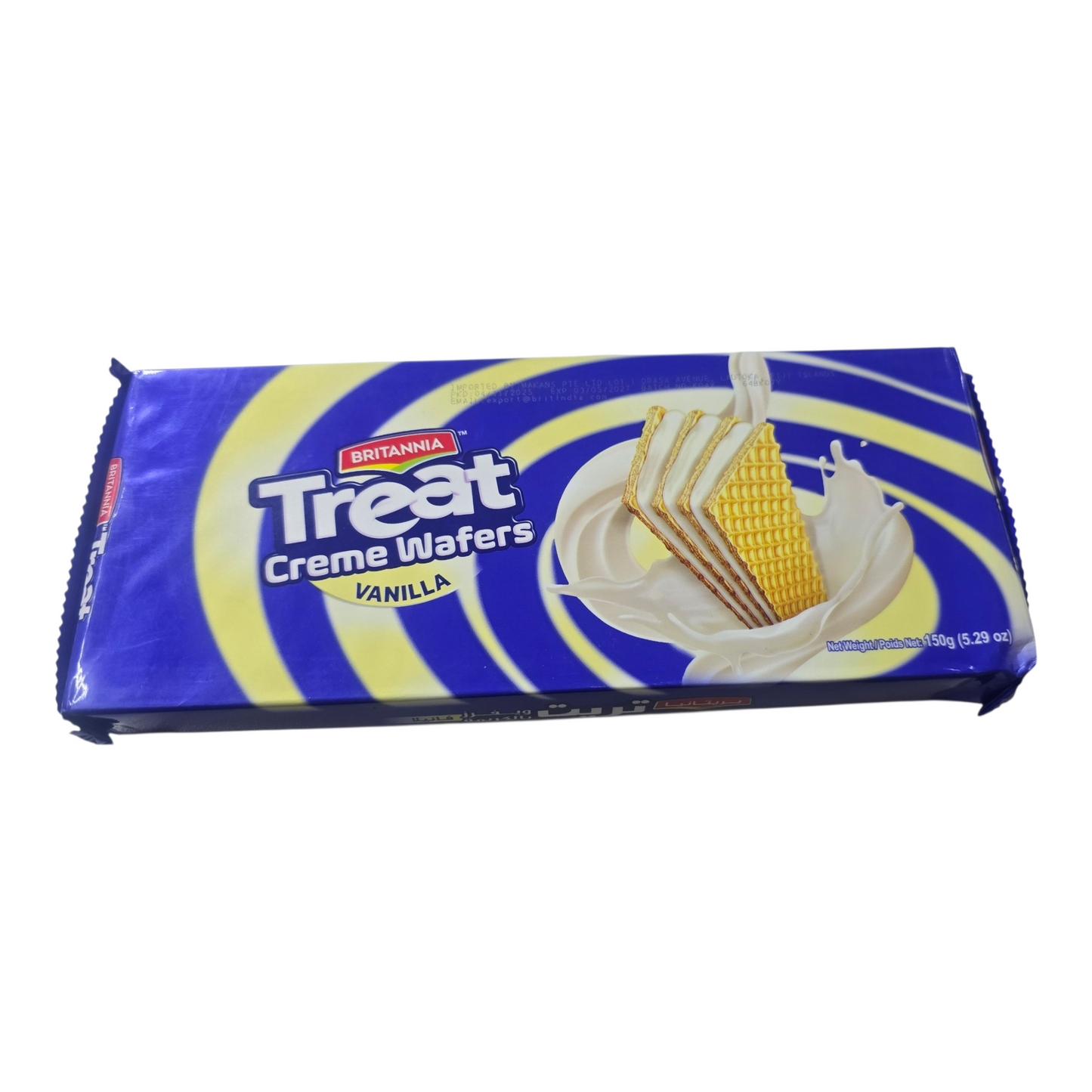 Treat creme wafers 150g- vanilla