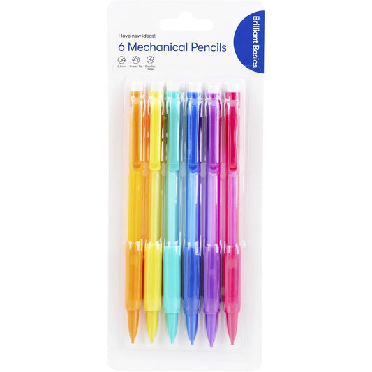 Brilliant Basics Mechanical Pencils 6 Pack - Multi