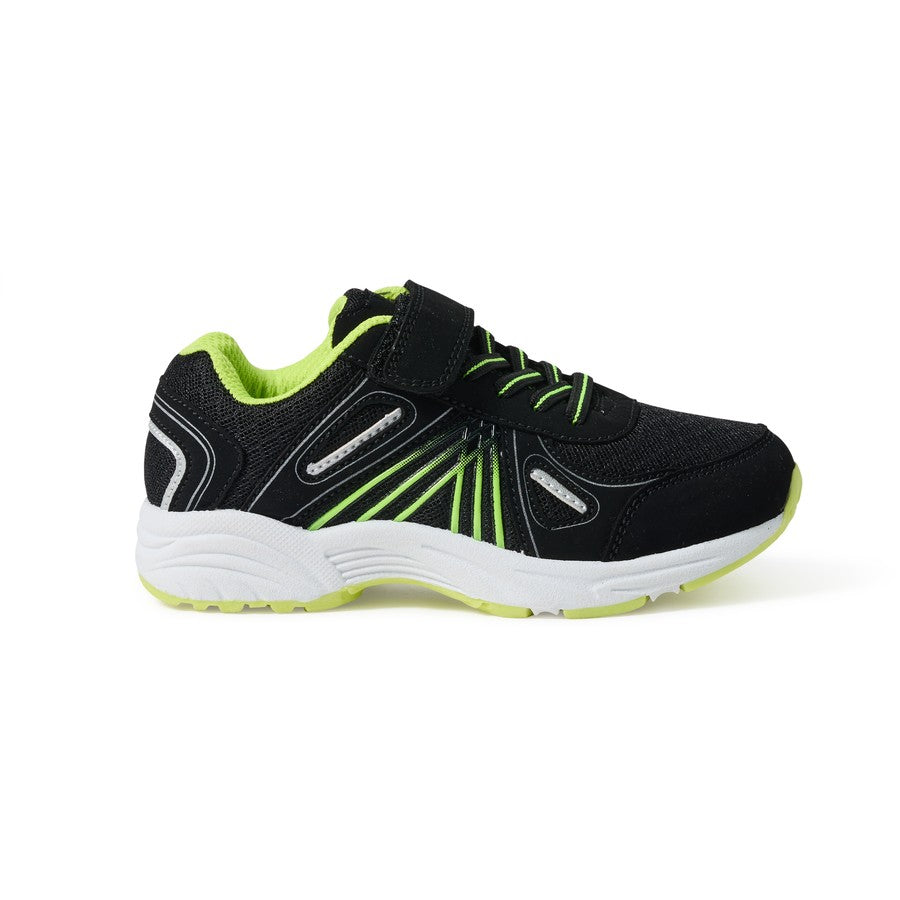 Circuit Kids Tab Shoes - Black & Green
