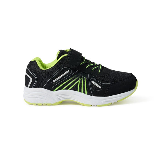 Circuit Kids Tab Shoes - Black & Green